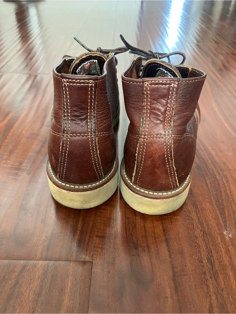 Red Wing Shoes MENS Brown Leather Chukka Boots - Picture 5 of 8
